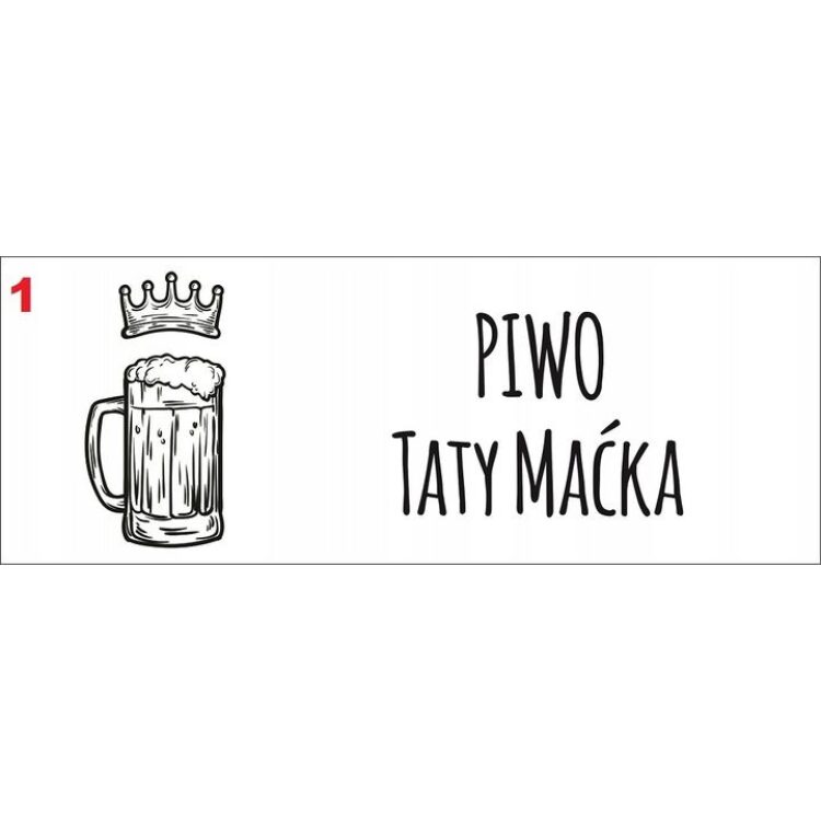Nosidło na piwo dla taty z grawerem - obrazek 3
