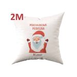 Poduszka świąteczna z nadrukiem Mikołaj Mikołajki na Święta pod choinkę - obrazek 3