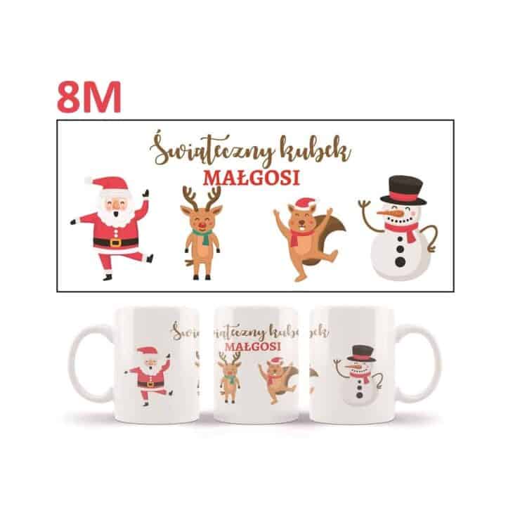 Kubek z personalizowanym nadrukiem na Mikołajki i Święta Bożego Narodzenia - obrazek 9