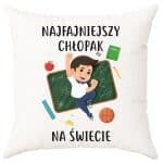 Prezent dla chłopaka. Poduszka z nadrukiem