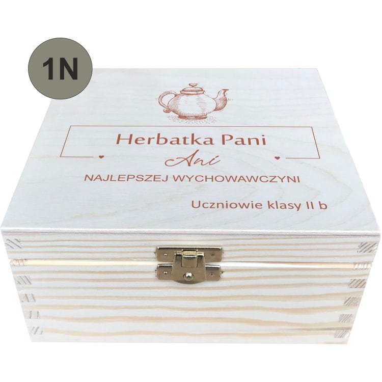 PREZENT NA DZIEŃ NAUCZYCIELA HERBACIARKA Z GRAWEREM - obrazek 4