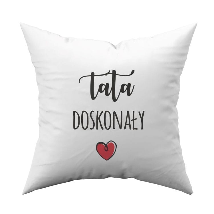Poduszka z nadrukiem dla taty doskonałego - obrazek 2