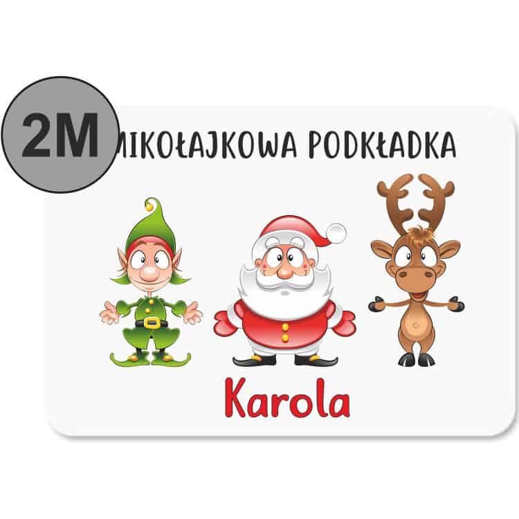 Prezent na Święta/ Mikołaja podkładka pod mysz - obrazek 3