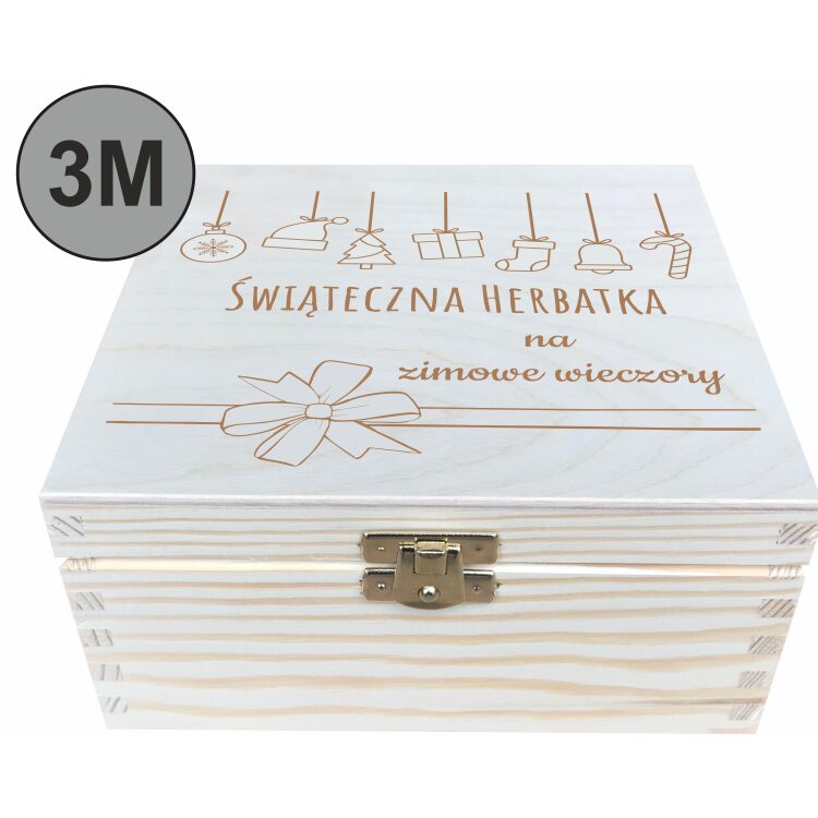 Świąteczna herbaciarka z grawerem prezent na Święta/Mikołaja - obrazek 7