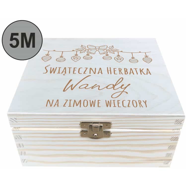 Świąteczna herbaciarka z grawerem prezent na Święta/Mikołaja - obrazek 9