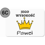 Biała Podkładka pod Myszkę Personalizowana dla Dziecka z Imieniem - Prezent na Dzień Chłopaka. - obrazek 7