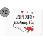 Biała Podkładka pod Myszkę Personalizowana dla Dziecka z Imieniem - Prezent na Dzień Chłopaka. - obrazek 8
