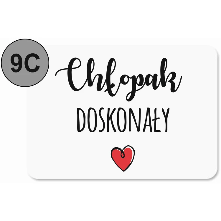 Biała Podkładka pod Myszkę Personalizowana dla Dziecka z Imieniem - Prezent na Dzień Chłopaka. - obrazek 10