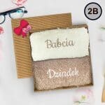Ręczniki dla babci i dziadka w pudełku. Zestaw ręczników - obrazek 4