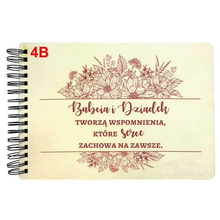 Album z grawerem dla babci dziadka