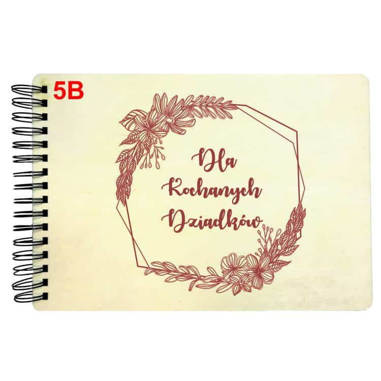 Album z grawerem dla babci dziadka