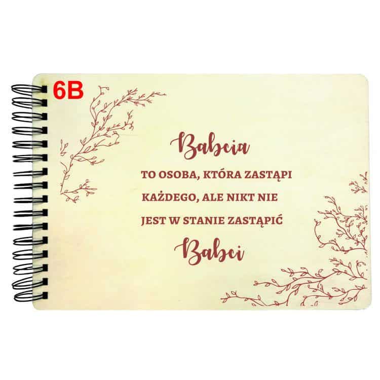 Album z grawerem dla babci dziadka
