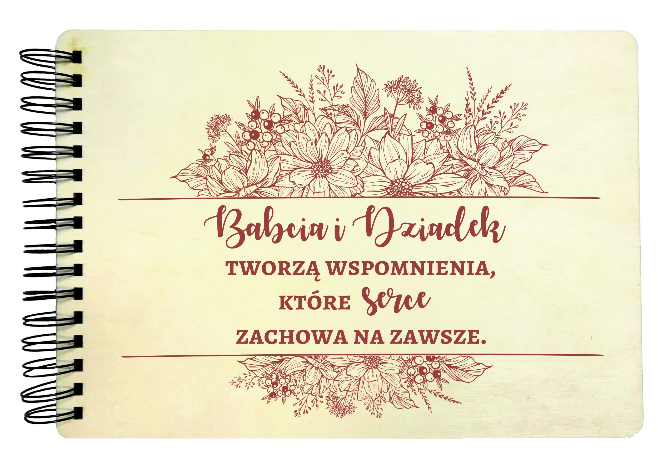 Album z grawerem dla babci dziadka