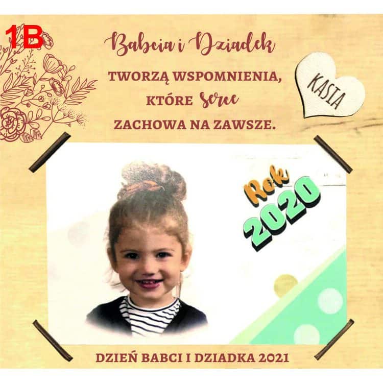 Prezent dla babci i/lub dziadka ramka kartka foto - obrazek 4
