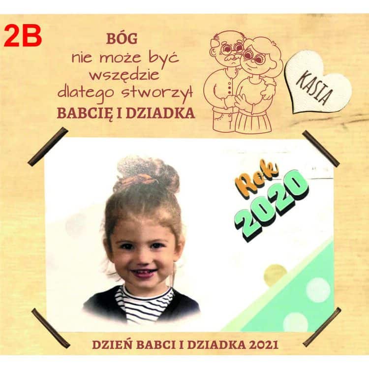 Prezent dla babci i/lub dziadka ramka kartka foto - obrazek 5