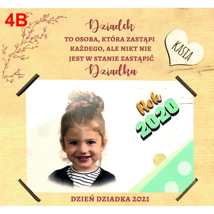 Prezent dla babci i/lub dziadka ramka kartka foto - obrazek 7
