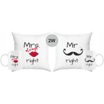2x Kubek poduszka prezent na ślub zestaw skrzynka - obrazek 4