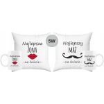 2x Kubek poduszka prezent na ślub zestaw skrzynka - obrazek 7