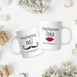 Prezent zestaw ręczniki, kubki w skrzynce najlepsza żona/najlepszy mąż - obrazek 4