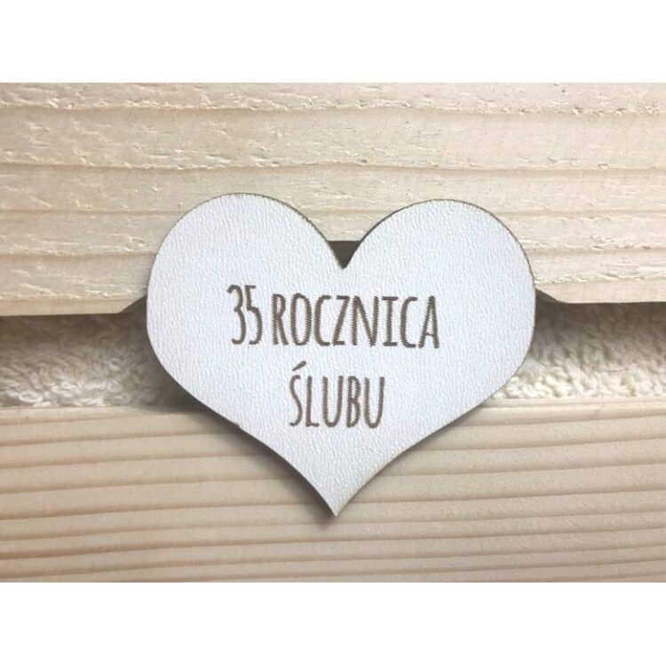 2x Kubek poduszka 50 25 40 rocznica ślubu skrzynka - obrazek 2
