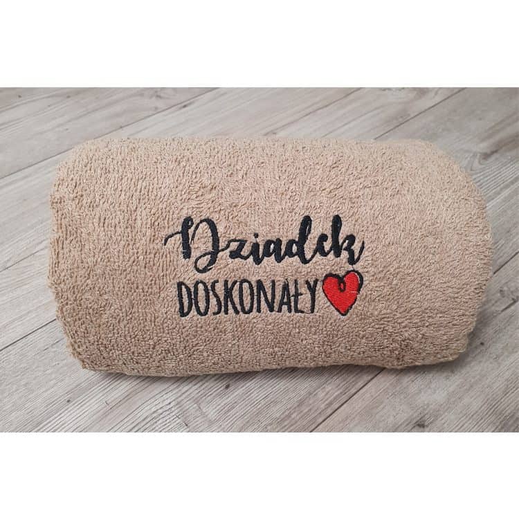 Ręcznik kąpielowy dla dziadka 140x70 Dziadek Doskonały - obrazek 2