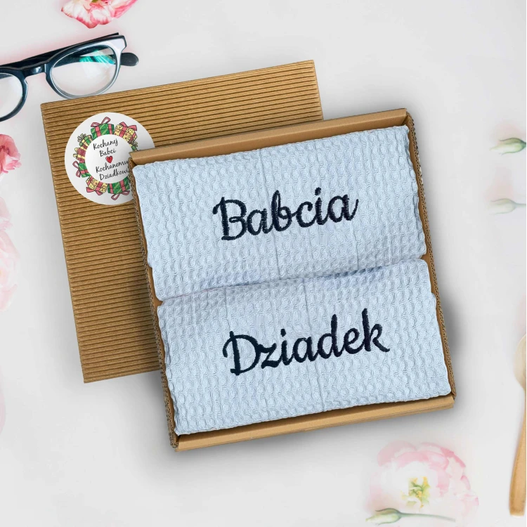 Zestaw ściereczek dla babci i dziadka 2szt. - obrazek 2