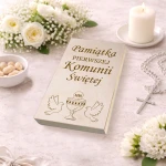 Drewniane pudełko na pieniądze. Pamiątka Komunii Świętej - obrazek 5