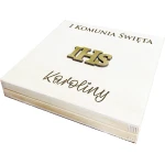 Pudełko na pieniądze gotówkę I Komunia Święta IHS Prezent na Komunię Św.