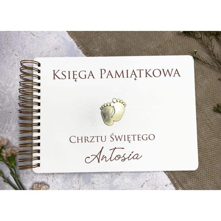 Księga pamiątkowa na zdjęcia wpisy Gości na Chrzest Album - obrazek 2