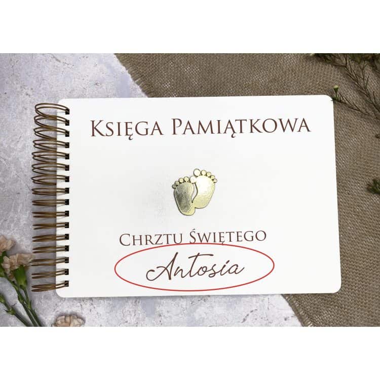 Księga pamiątkowa na zdjęcia wpisy Gości na Chrzest Album - obrazek 4