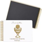 Biały Personalizowany Album I Komunia Święta Pamiątka Komunijna Prezent