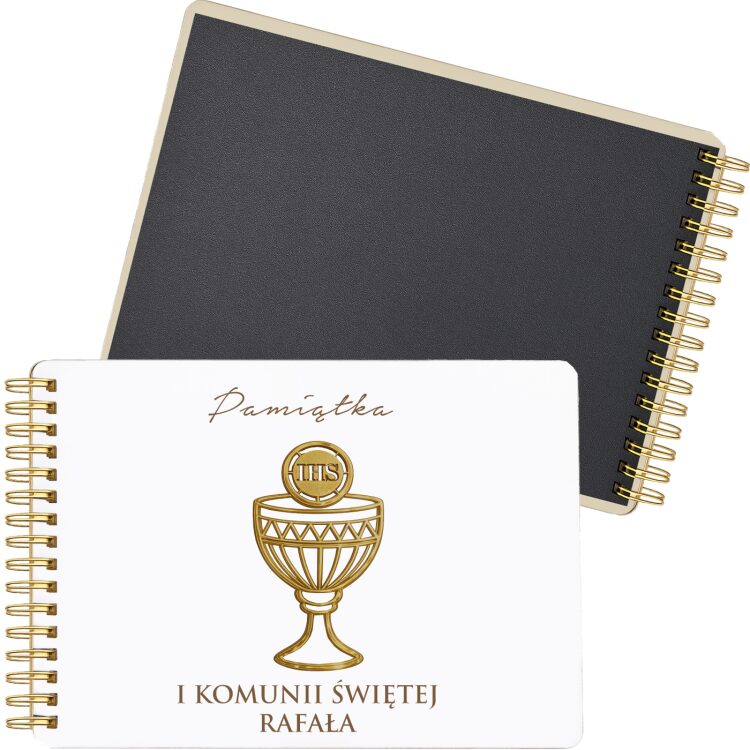 Biały Personalizowany Album I Komunia Święta Pamiątka Komunijna Prezent - obrazek 4