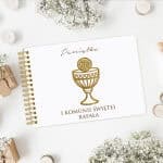 Biały Personalizowany Album I Komunia Święta Pamiątka Komunijna Prezent - obrazek 2