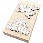 Drewniane pudełko na pieniądze Ślub Grawer Prezent
