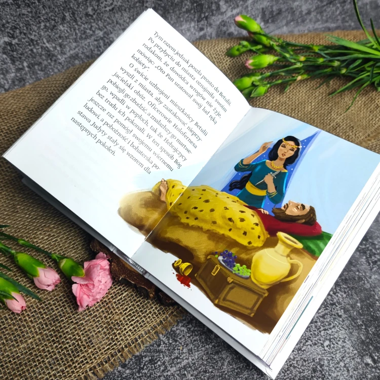 Biblia w drewnianym  pudełku z nadrukiem. Pamiątka Pierwszej Komunii Świętej - obrazek 4