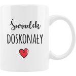 Podziękowanie dla Świadka - Komplet  Kubek 330 ml, Ręcznik z Haftem, Eko Wiórki - obrazek 3