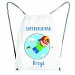 Torba Plecak Personalizowany na Dzień Chłopaka z Imieniem - Idealny Prezent dla Małych Chłopców - obrazek 3