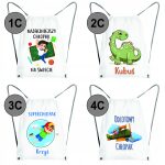 Torba Plecak Personalizowany na Dzień Chłopaka z Imieniem - Idealny Prezent dla Małych Chłopców - obrazek 5