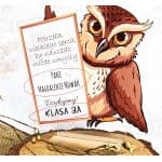 Statuetka Upominkowa Dziękuję Nauczycielowi Wychowawcy Sowa - obrazek 3