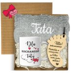 Zestaw Prezentowy Elegancji dla Taty - Kubek, Ręcznik, Zawieszka w Kartonowym Pudełku