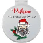 Wyjątkowe lusterko z motywem Mikołaja. Idealny prezent Mikołajki