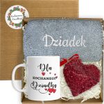 Elegancki Zestaw Prezentowy dla Dziadka z Kubkiem i Ręcznikiem