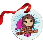 Drewniany medal z nadrukiem UV