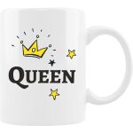 Kubek z nadrukiem Queen. Prezent na różne okazje.