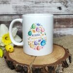 Ceramiczny kubek z nadrukiem świątecznym na Wielkanoc 330 ml - obrazek 2