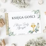 Księga Gości na Komunię Świętą z Personalizacją - Elegancka Okładka - obrazek 2