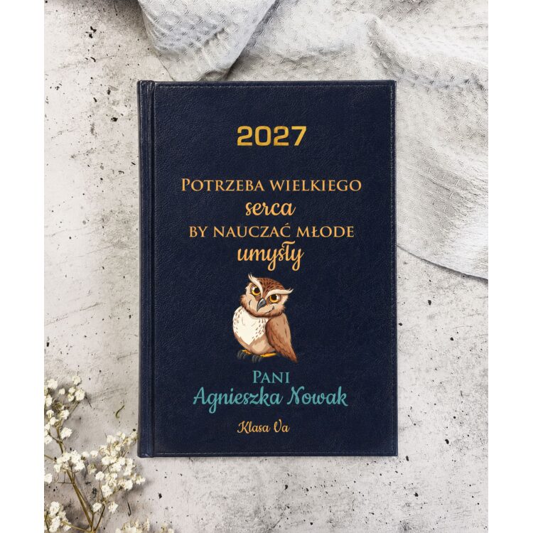 Kalendarz Nauczyciela 2027 z Personalizacją - Elegancki Prezent dla Nauczyciela - obrazek 2