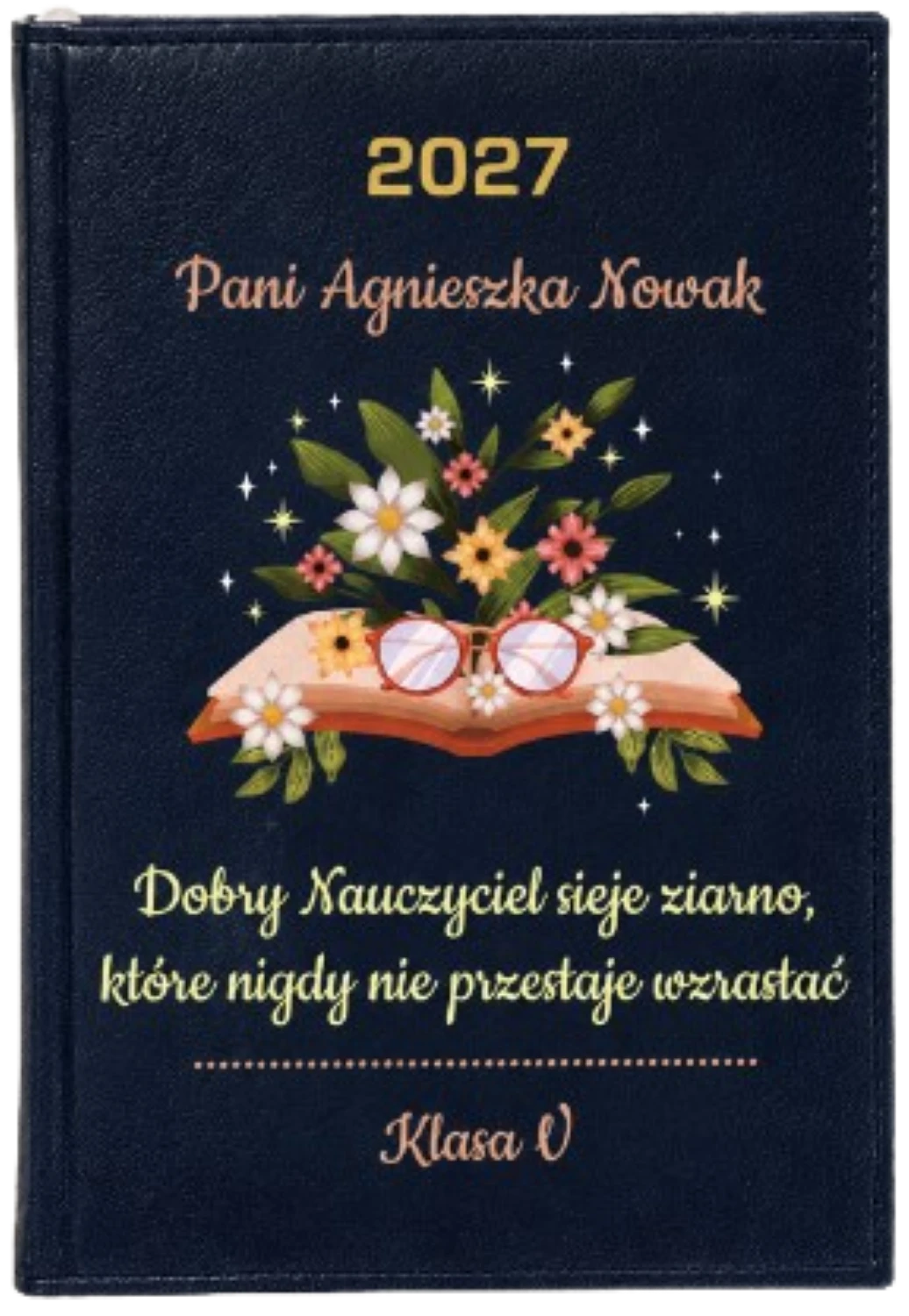 2N bez tla Personalizowany Kalendarz Nauczyciela 2027 z Nadrukiem UV - Elegancki Prezent Edukacyjny - obrazek 1