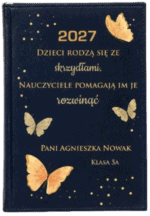 Kalendarz Nauczyciela z Personalizacją na 2027- Elegancki Personalizowany Prezent dla Nauczyciela