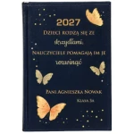 Kalendarz Nauczyciela z Personalizacją na 2027- Elegancki Personalizowany Prezent dla Nauczyciela